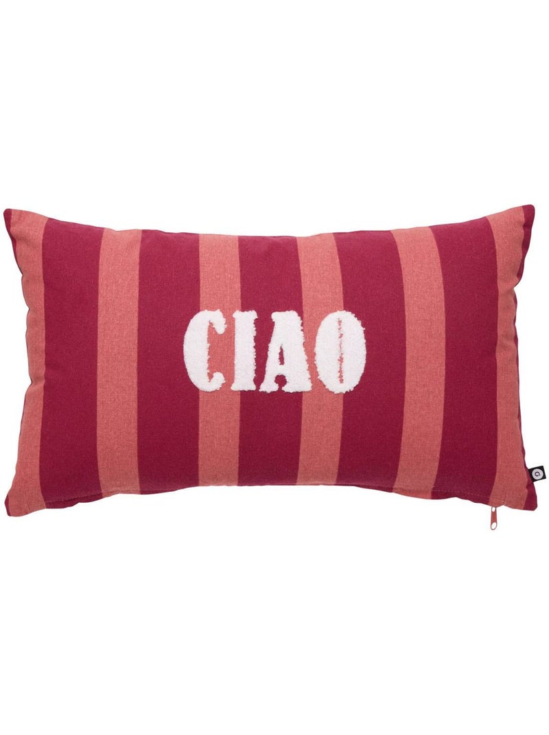 Coussin rectangulaire BICHETTE Rouge grenat - Kiabi