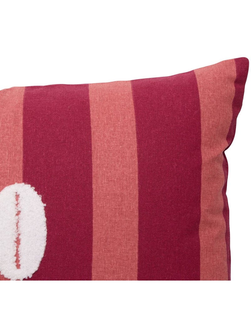 Coussin rectangulaire BICHETTE Rouge grenat - Kiabi