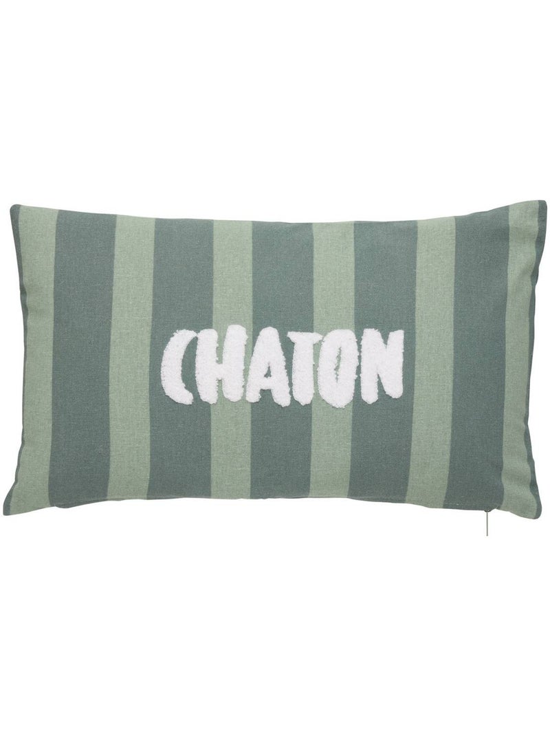 Coussin rectangulaire BICHETTE Vert clair - Kiabi