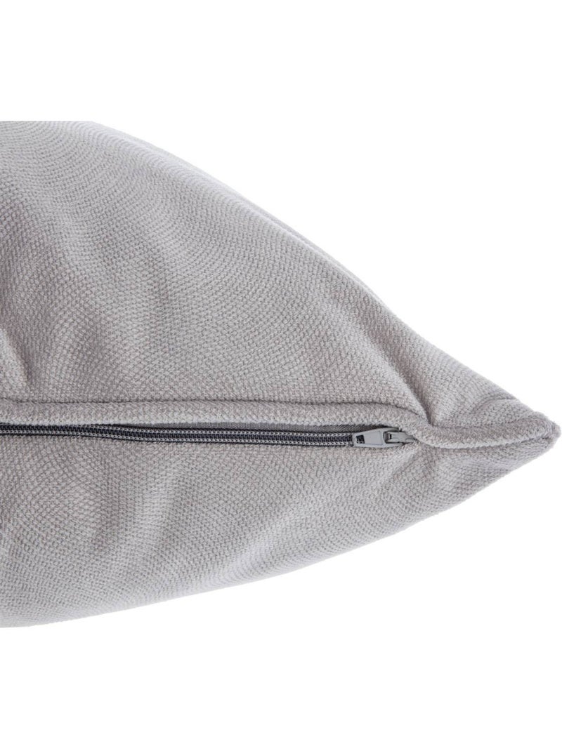Coussin rectangulaire déhoussable lilou Gris souris - Kiabi