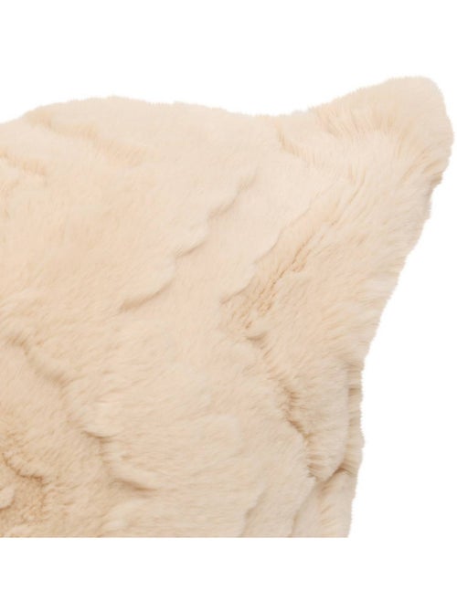 Coussin rectangulaire effet fausse fourrure nalia - Kiabi