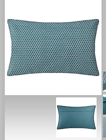 Coussin rectangulaire en coton à motif Otto