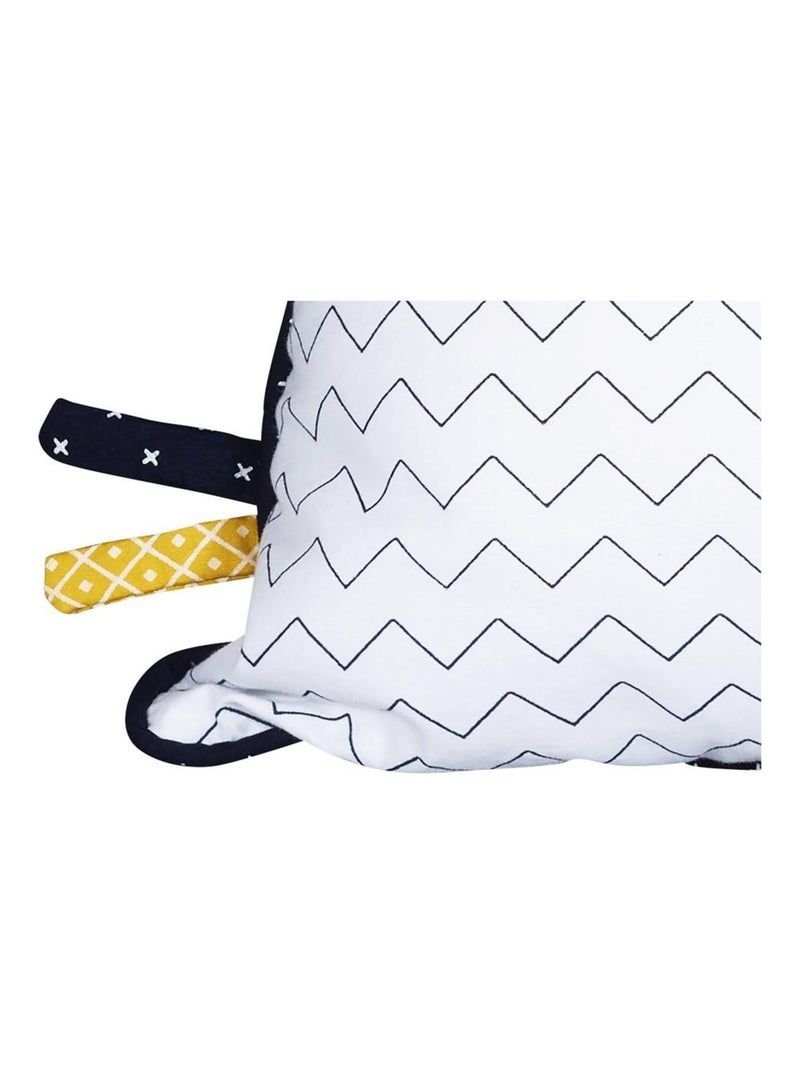 Coussin rectangulaire en coton blanc - SAUTHON Blanc - Kiabi