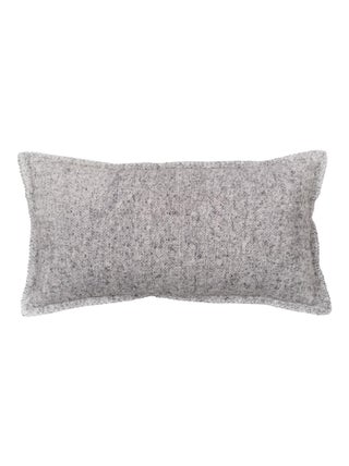 Coussin rectangulaire en coton brossé