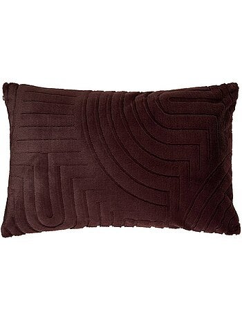 Coussin rectangulaire en fausse fourrure arka