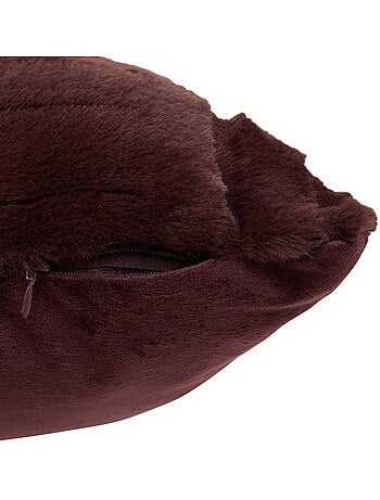 Coussin rectangulaire en fausse fourrure arka