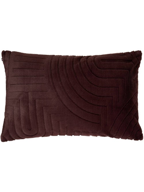 Coussin rectangulaire en fausse fourrure arka - Kiabi