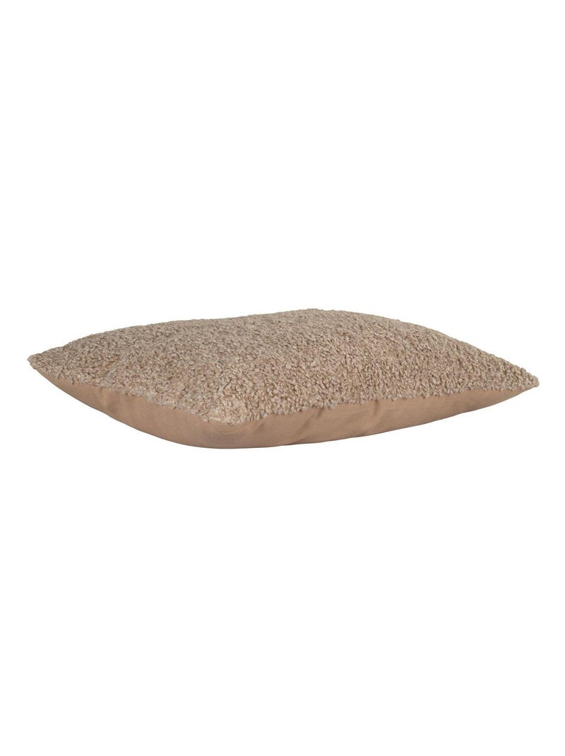 Coussin rectangulaire en polyester bouclé - House Nordic Gris - Kiabi