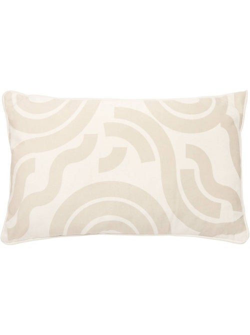 Coussin rectangulaire en velours à rembourrage épais lilou - Kiabi