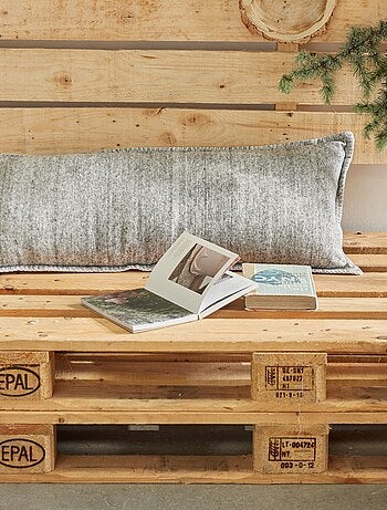 Coussin rectangulaire flanelle HORS PISTE