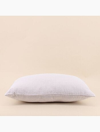 Coussin rectangulaire gris 40x60cm