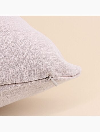 Coussin rectangulaire gris 40x60cm
