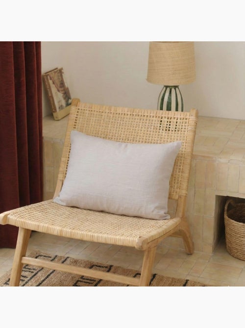 Coussin rectangulaire gris 40x60cm - Kiabi