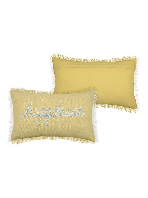 Coussin rectangulaire happiness - Kiabi