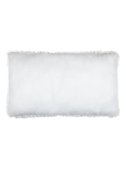 Coussin rectangulaire imitation peau de mouton - Kiabi Coussin rectangulaire imitation peau de mouton - Kiabi