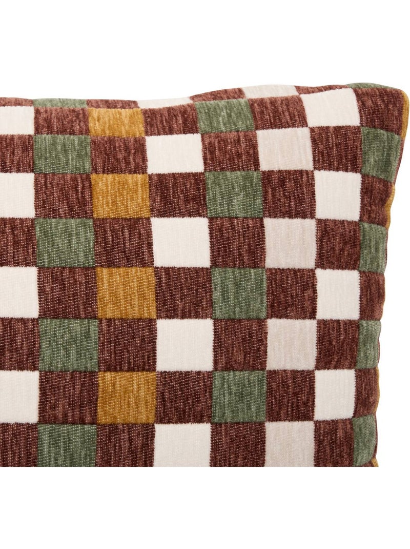 Coussin rectangulaire mosai Terracotta - Kiabi