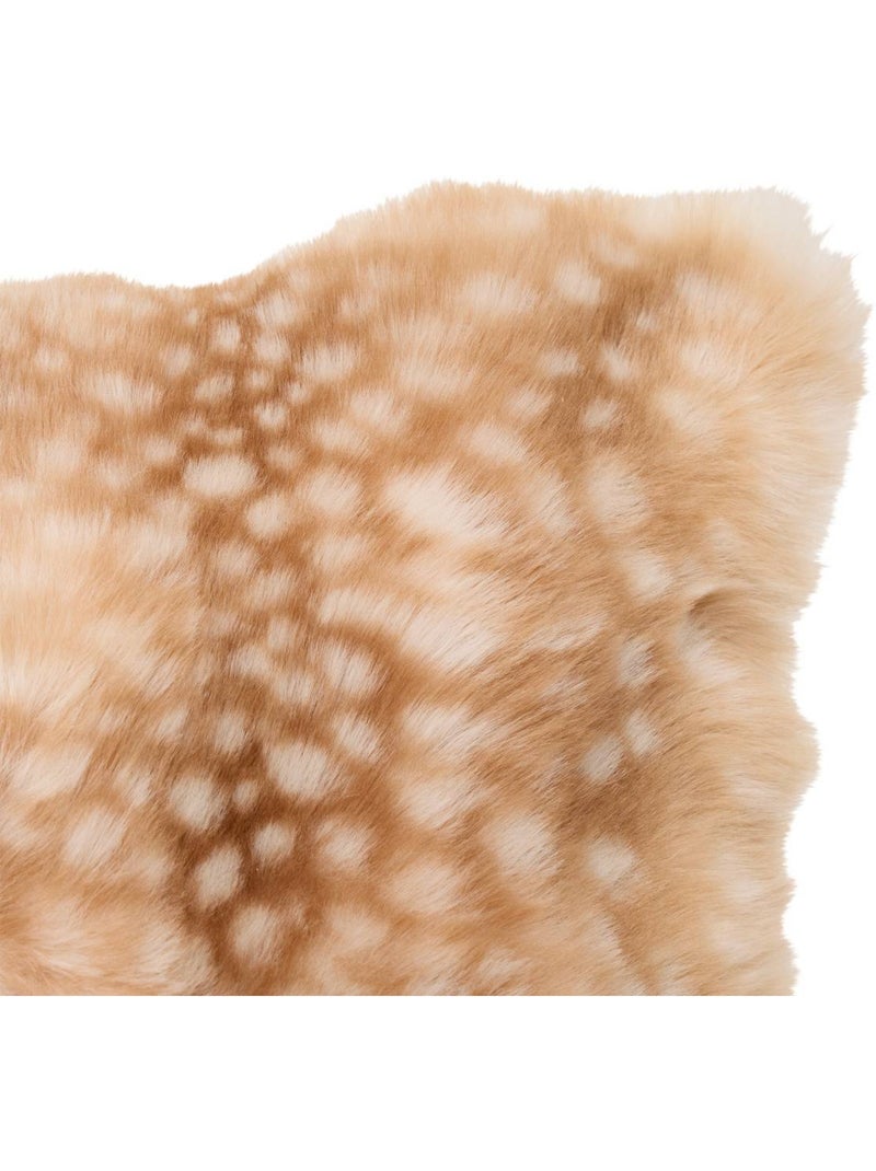 Coussin rectangulaire ZEPHY Marron caramel - Kiabi