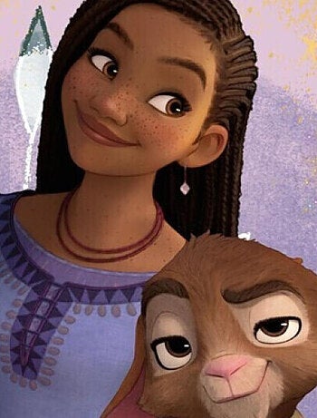 Coussin Rond - Wish, Asha et La Bonne Etoile 35x35 cm