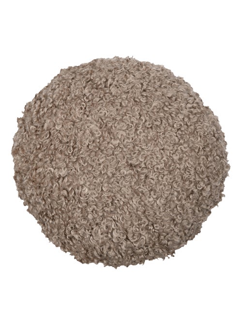 Coussin rond bouclette doudou - Kiabi Coussin rond bouclette doudou - Kiabi