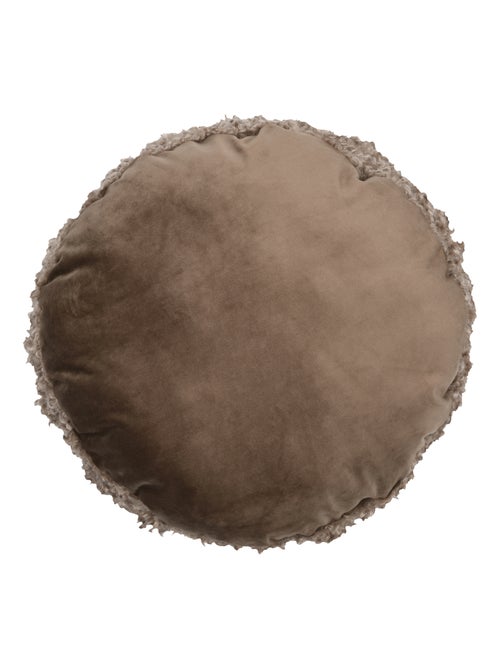 Coussin rond bouclette doudou - Kiabi Coussin rond bouclette doudou - Kiabi