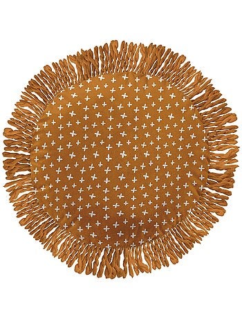 Coussin rond Charlie le lion