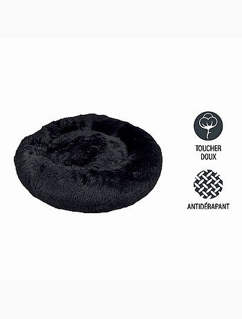 Coussin rond Chat ou Chien Relax Noir