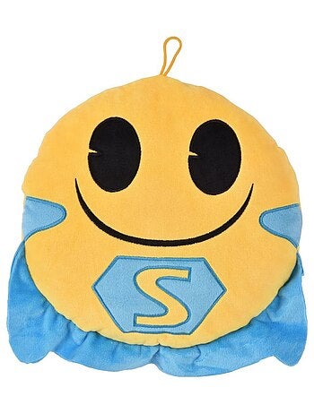 Coussin rond emoji super héro