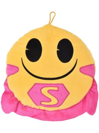 Coussin rond emoji super héro
