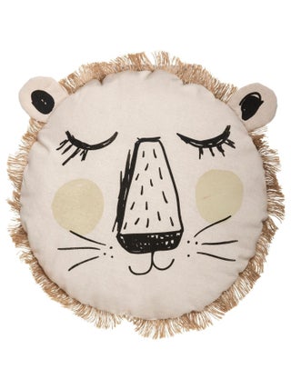 Coussin rond enfant Lion