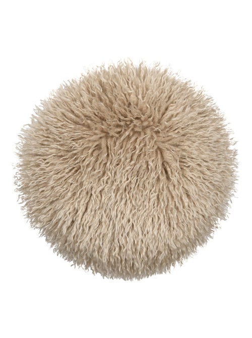 Coussin rond imitation fourrure longue - Kiabi Coussin rond imitation fourrure longue - Kiabi