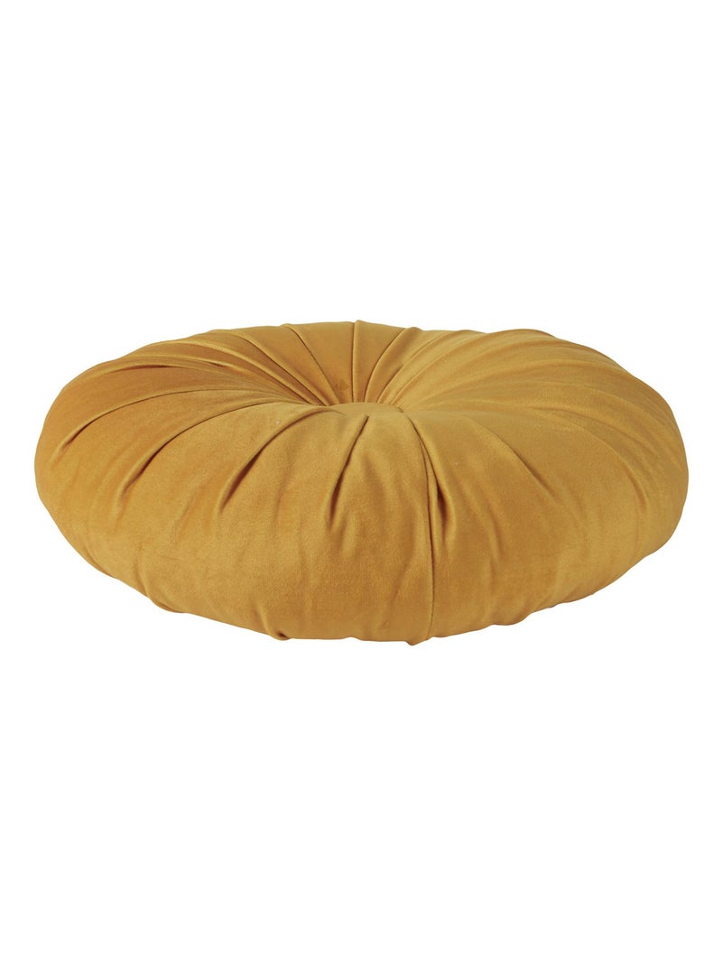Coussin rond INAYA Jaune - Kiabi
