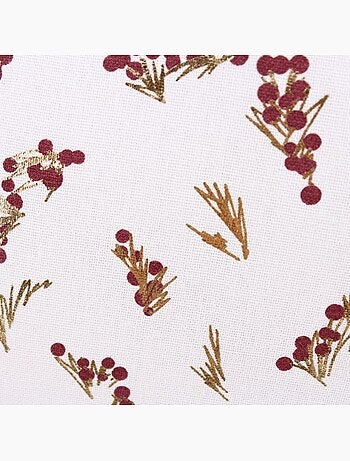 Coussin rond motifs fleuris 38cm