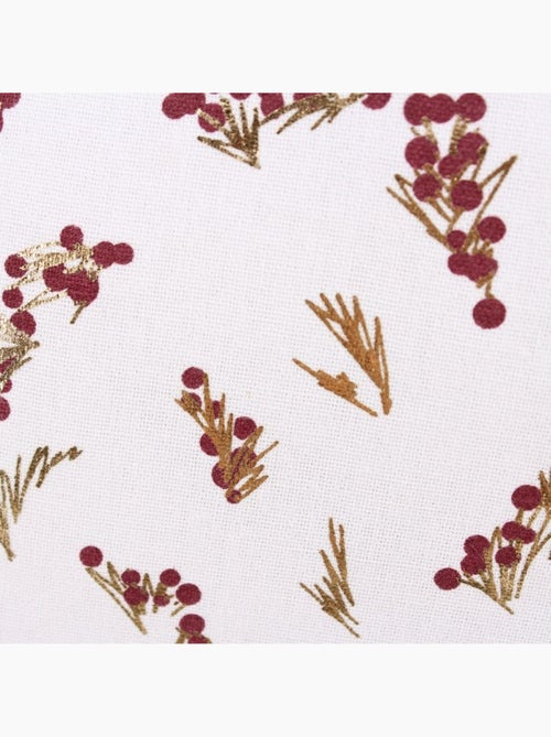 Coussin rond motifs fleuris 38cm - Kiabi