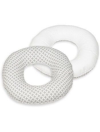 Coussin rond post natal carreaux –