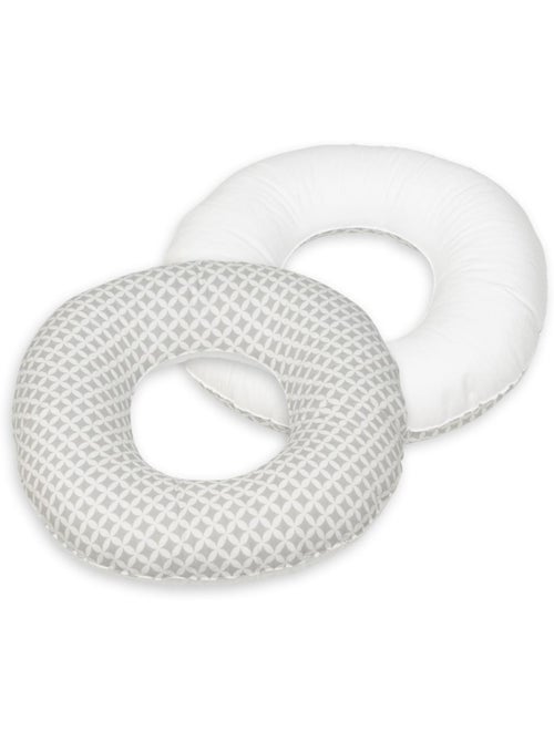 Coussin rond post natal carreaux  - Kiabi