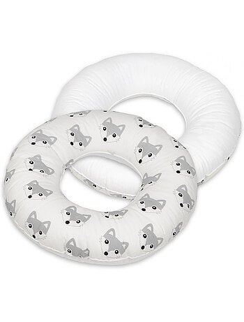 Coussin rond post natal renards –
