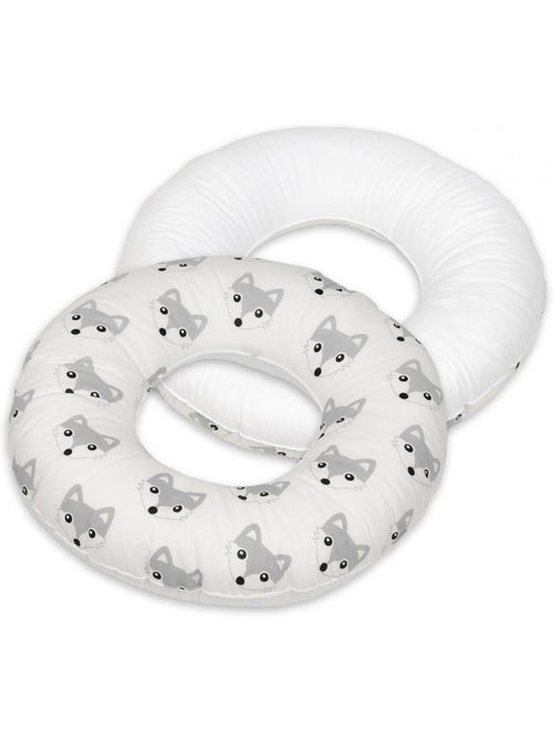 Coussin rond post natal renards  - Kiabi
