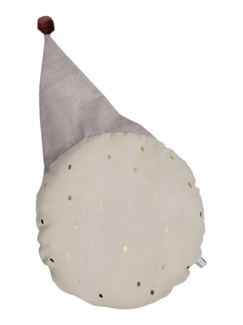 Coussin rond SKY DREAM  Déhoussable, 100% coton - Kiabi