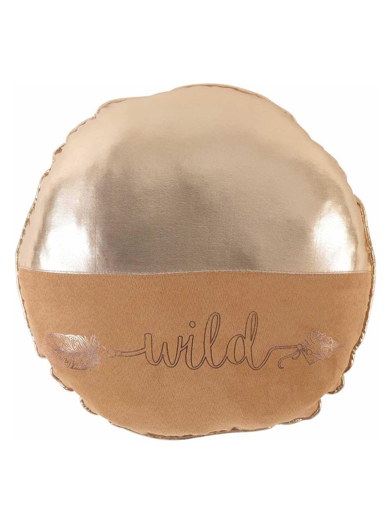 Coussin rond Wild Argent - Kiabi