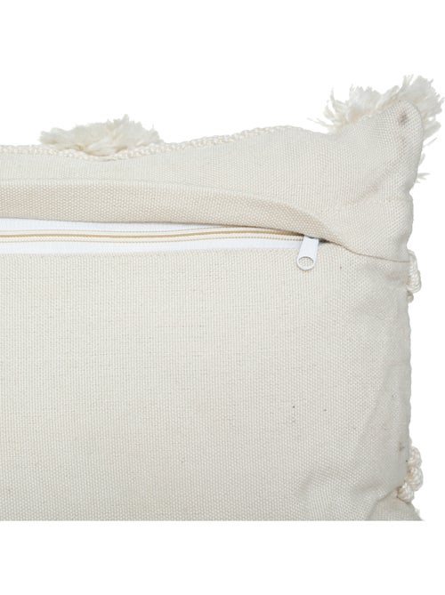 Coussin "R.O.W." blanc ivoire 30x50cm - Kiabi
