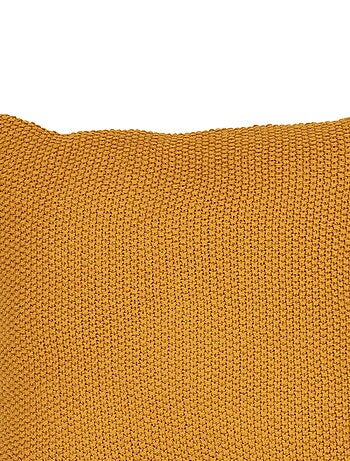 Coussin Santos - Coussin, coton recyclé, ocre 45x45 cm