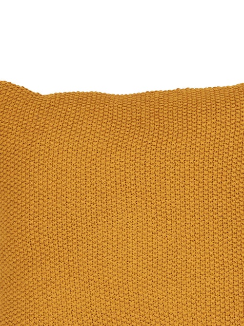 Coussin Santos - Coussin, coton recyclé, ocre 45x45 cm - Kiabi