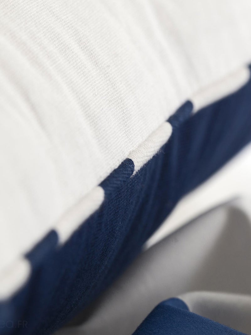 Coussin SEA Blanc Bleu - Kiabi