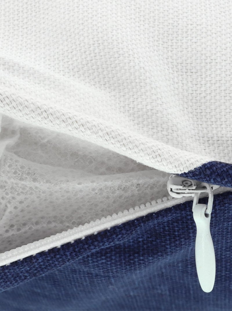 Coussin SEA Blanc Bleu - Kiabi