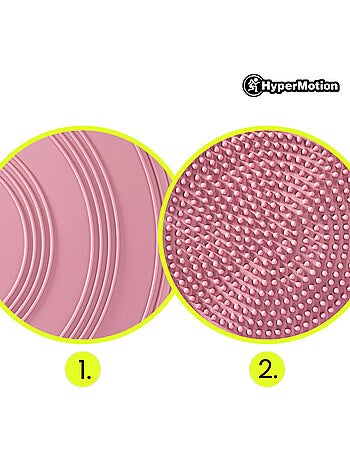 Coussin sensorimoteur d'assise et d'équilibre hypermotion rose avec pompe