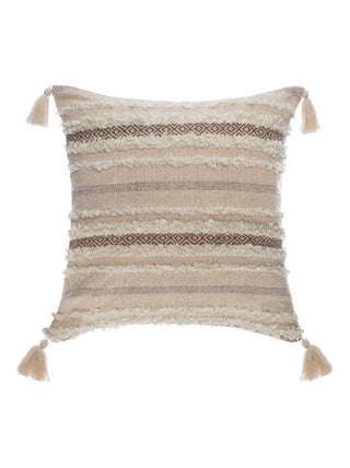 Coussin Shine Carré avec Pompons