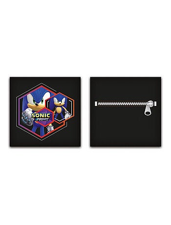 Coussin Sonic Prime avec poche 35x35 cm