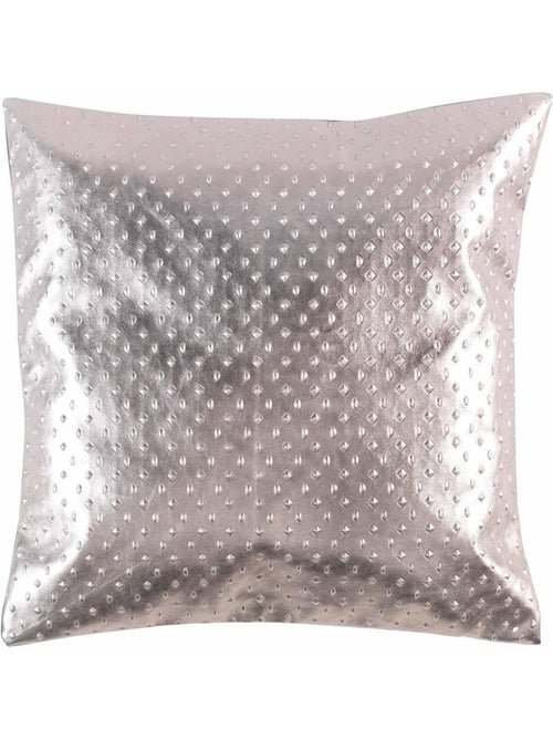 Coussin Suede Sterling effet metal - Kiabi