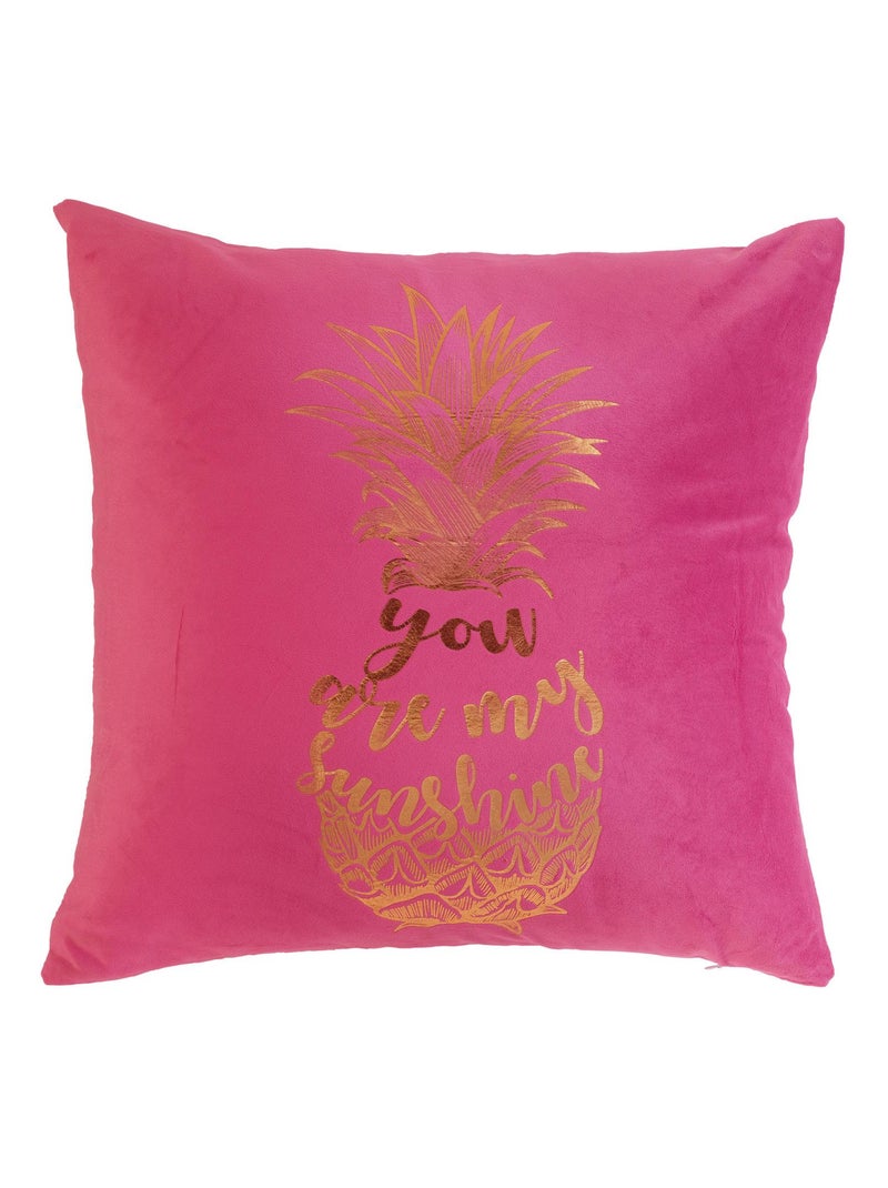 Coussin Sunshine ananas Bleu - Kiabi