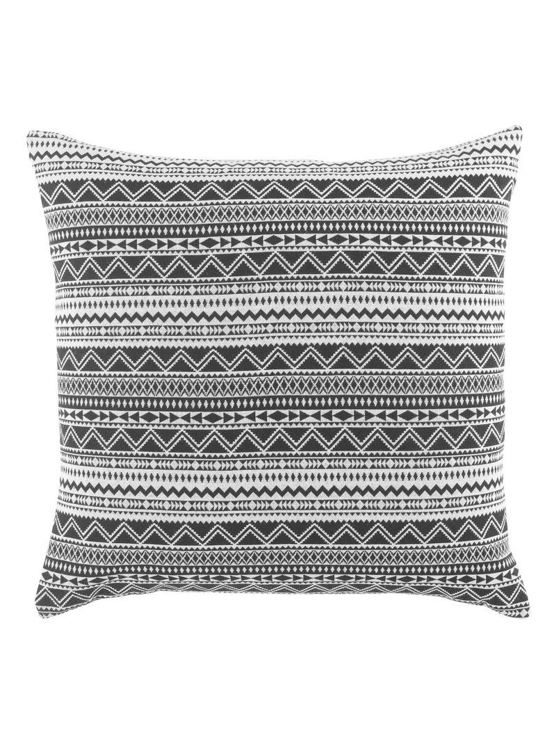 Coussin Taora geometrique Gris - Kiabi